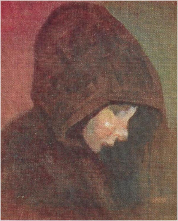 U-monachiddu, olio su tela cm 43 x 36 - 1930 - coll. Mario Cappelli, Castrovillari