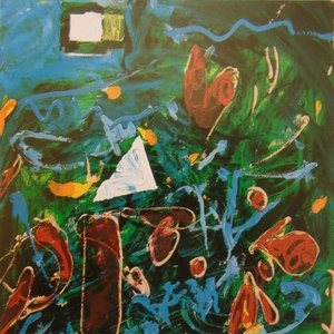 Mario Schifano, ACQUATICO, olio su tela, cm 80 x 100, 1989