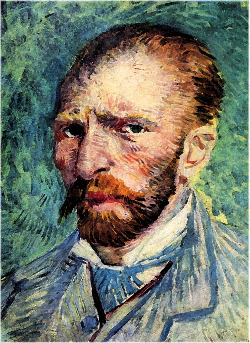Vincent van Gogh, Autoritratto, Olio su cartone, cm 32,8 x 24, 1887, Krller-Mller Museum, Otterlo,