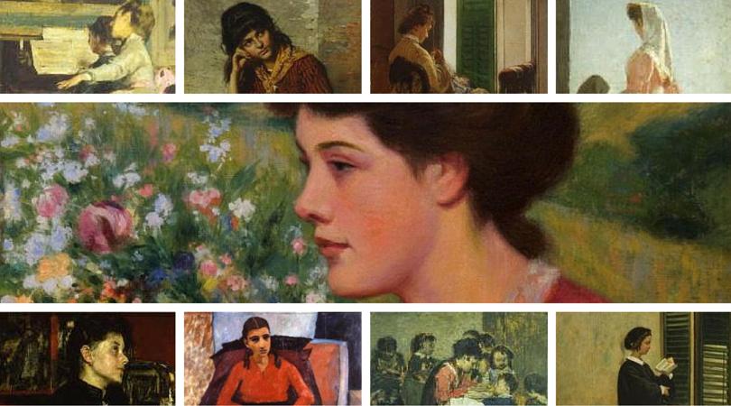 Le donne nei dipinti della saletta dellOttocento e della collezione Grieco della Pinacoteca metropolitana Corrado Giaquinto