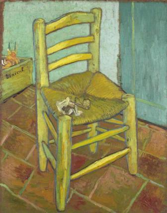 Vincent Van Gogh, La sedia di Van Gogh  The National Gallery, London. Bought, Courtauld Fund, 1924