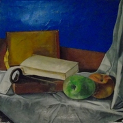 Giacinto Franco, Ricordi, olio su tela, cm 60 x 50