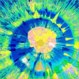 Elaborazione grafica (iridescenza termica) da dipinto/elemento  su tela della SGPM - L.Basile