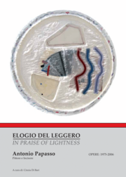 Copertina de 'Antonio Papasso. Elogio del leggero' a cura di Cinzia Di Bari
