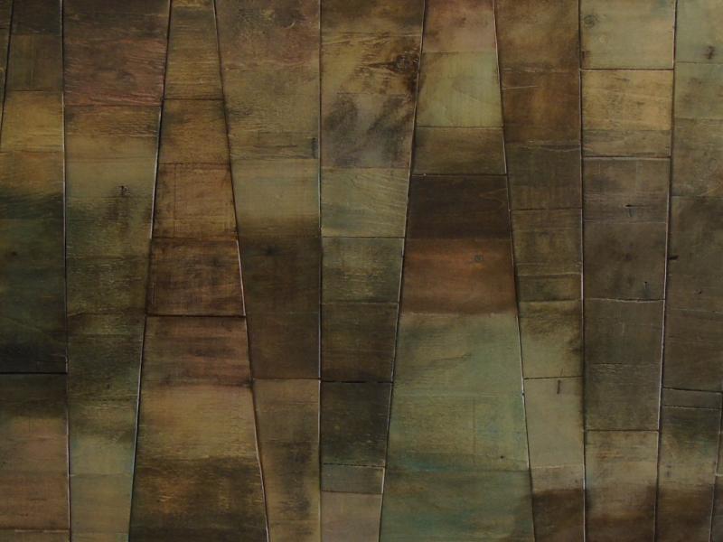 CROMOMURGIA, idro colori su legno di risulta, cm 60 x 90 - 21/10/2021