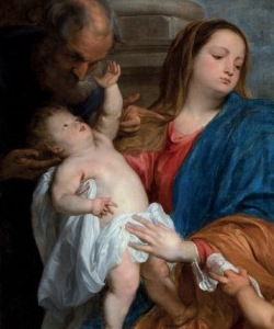 Anton Van Dyck, Sacra Famiglia con San Giovannino, 1625-1626, Genova, Collezione BPER Banca