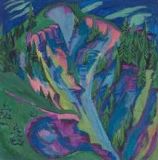 Ernst Ludwig Kirchner  - Das Tobel (Il burrone) 1920 ca., Düren, Leopold-Hoesch-Museum - Fotografia: Peter Hinschläger