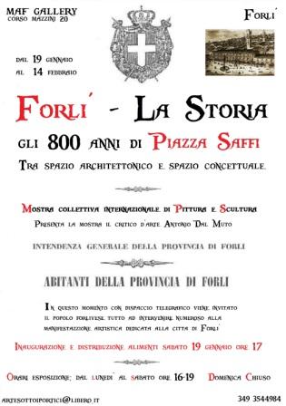 Locandina de "Forl: La storia e gli 800 anni di piazza Saffi"