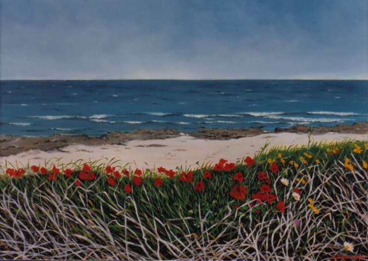 "Le dune" paesaggio eseguito da Oronzo Cramarossa di Modugno(Ba)
