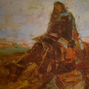Il ritorno dai campi, pittura ad olio, 1960
