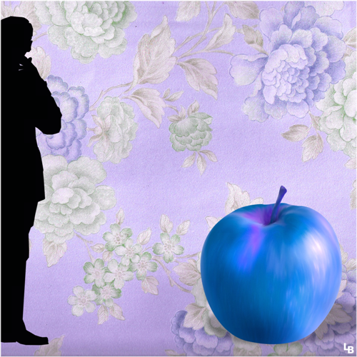 Leonardo Basile : Stencil4_11-500, elaborazione digitale da collage