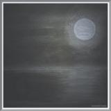 "La mia luna" (tecnica mista su tela, cm 80 x 80, prod. 2010)
