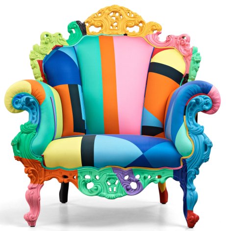Poltrona Proust di Alessandro Mendini.