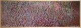"Carnose [cromatiche] tentazioni", gomma, acrilici e smalti, cm 33 x 100, 04/05/2022