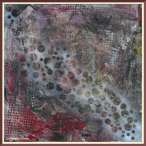BaSiLe - 'Untitled - 4', acquarelli su faesite telata, cm 60 x 60 , 18/09/2025