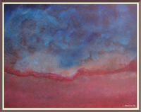 BaSiLe - Color vision_2 - Tecnica mista su pannello truciolato nobilitato, acrilici, cm 57,5 x 74- aprile2026 - cornice digitale