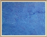BaSiLe - Group in blue_3 - Tecnica mista su pannello truciolato nobilitato, acrilici, cm 57,5 x 74- 6 agosto 2026 - cornice digitale