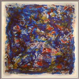 BaSiLe - 'Untitled -20102025', acrilici su tela, cm 100 x 100 , 20/10/2025